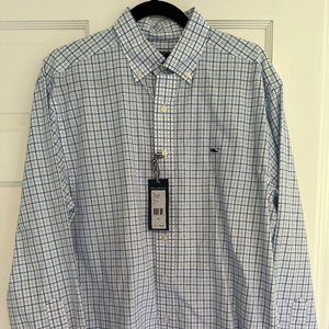 Vineyard Vines Mens Dress Shirt Button Down Light Blue Medium NWT